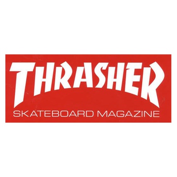 Thrasher Magazine "Skate Mag" Sticker Large (red)