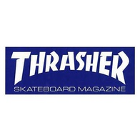 Thrasher Magazine "Skate Mag" Sticker Large (blue)