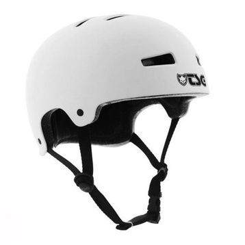 TSG Evolution Solid Helm (satin white) 