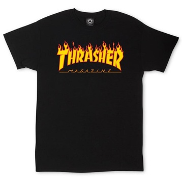 Thrasher Magazine "Flame" T-Shirt (black)