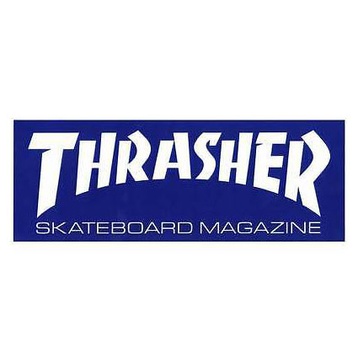 Thrasher Magazine "Skate Mag" Sticker Small (blue)