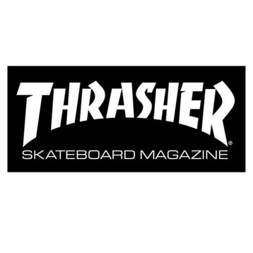 Thrasher Magazine "Skate Mag" Sticker Small (black)