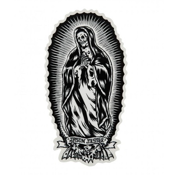 Santa Cruz Bone Guadalupe Sticker 6"